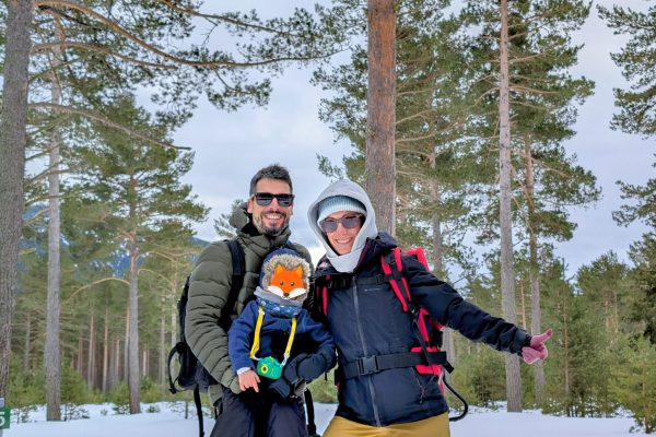 Familia Salvaje explorando Little Canada
